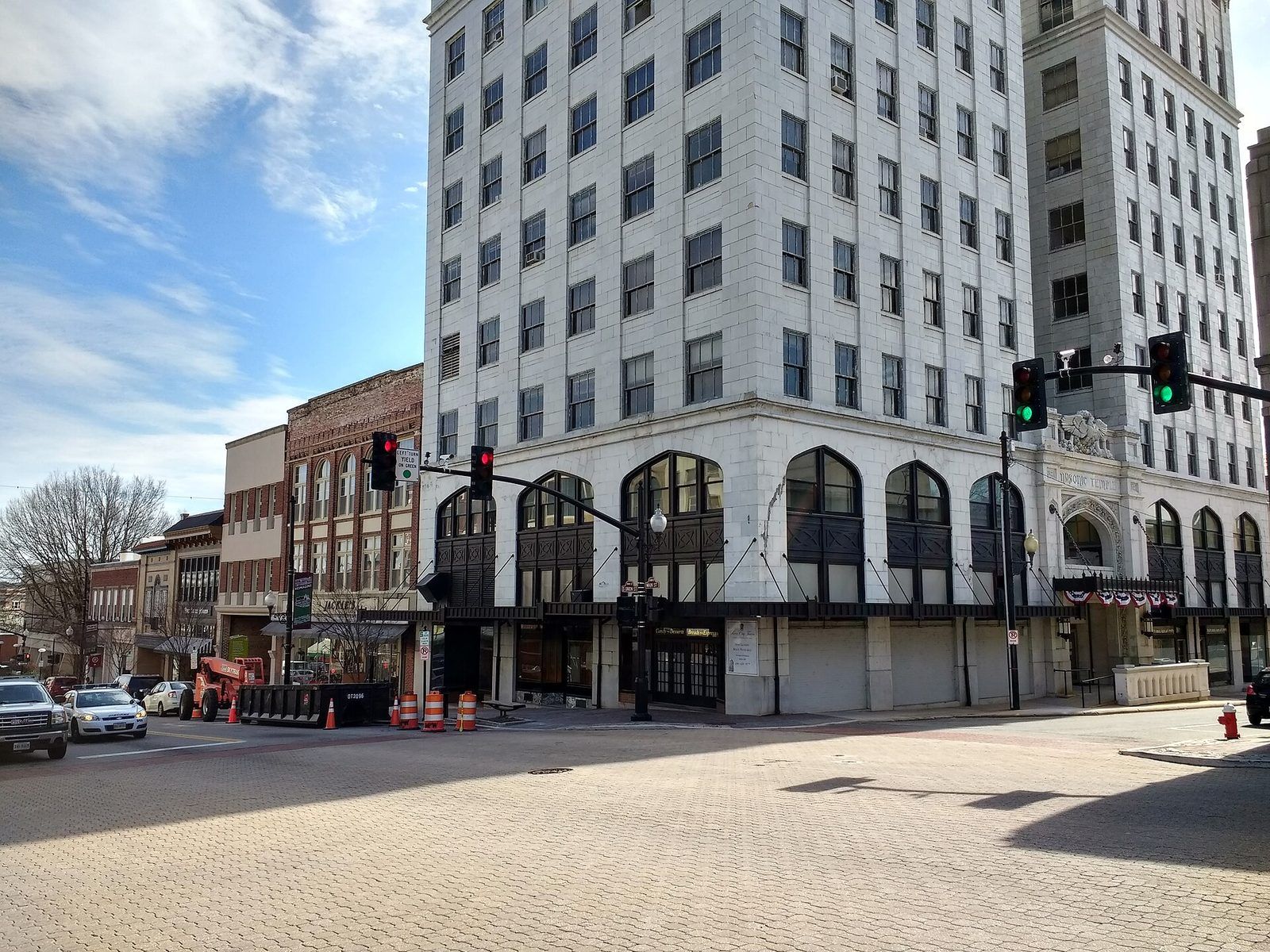 Historic buildings in downtown Danville